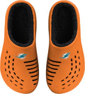 Men's Sherpa Lined NFL Big Logo Clog - Warm Slip-On Fan Shoe