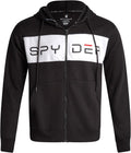 Mens Black Zip Up Hoodie - Super Soft Performance Fleece for Men