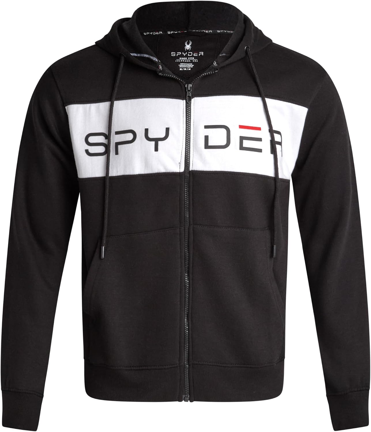 Spyder Mens Zip Up Hoodie - Super Soft Performance Fleece