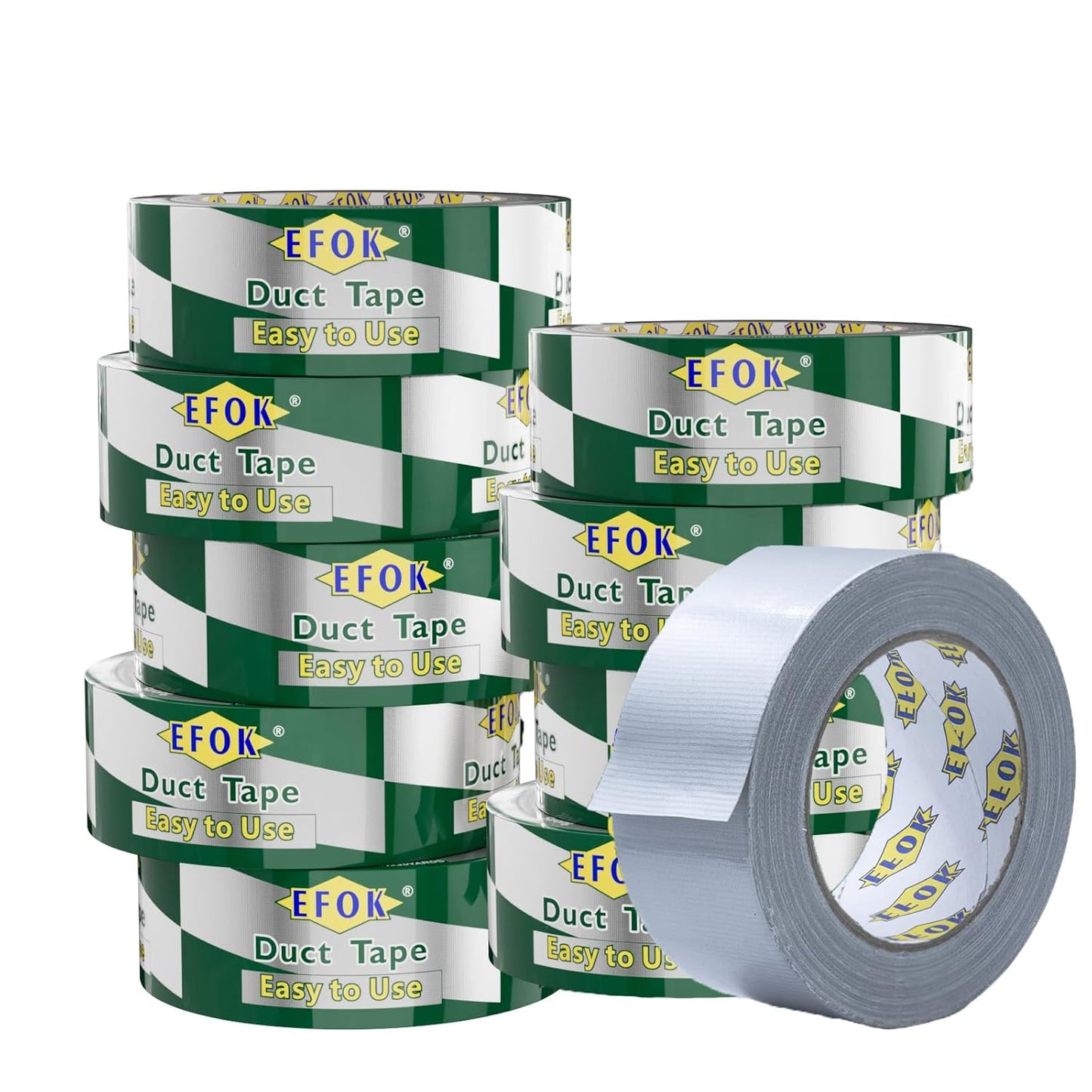 10 Pack Heavy Duty Waterproof Duct Tape for All Your Needs