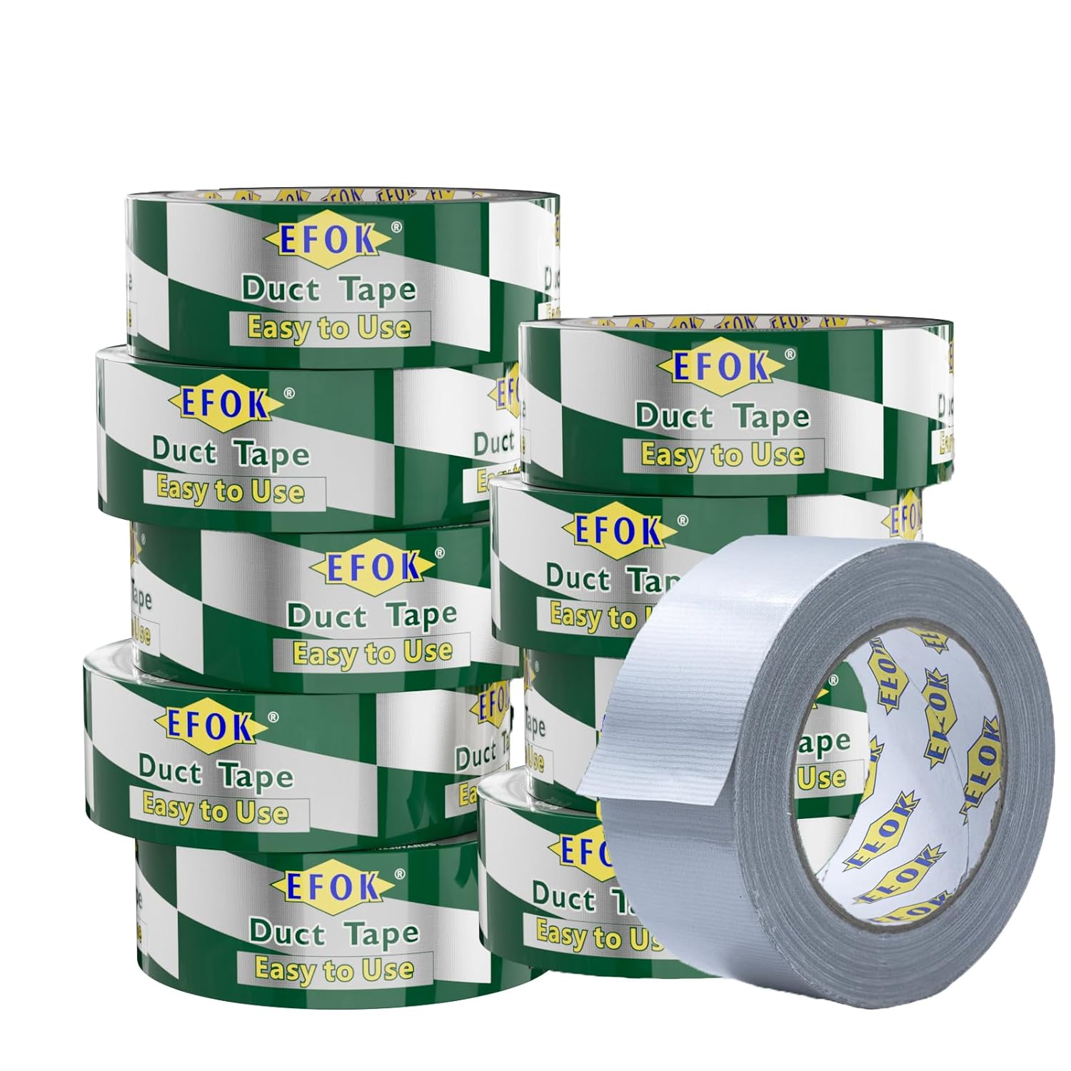 10 Pack Heavy Duty Waterproof Duct Tape for All Your Needs