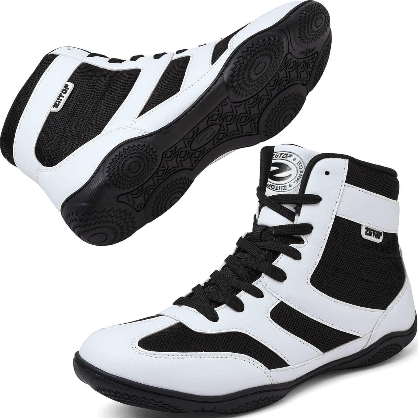 Wrestling Shoes for Men - High Top Fitness Powerlifting Gear