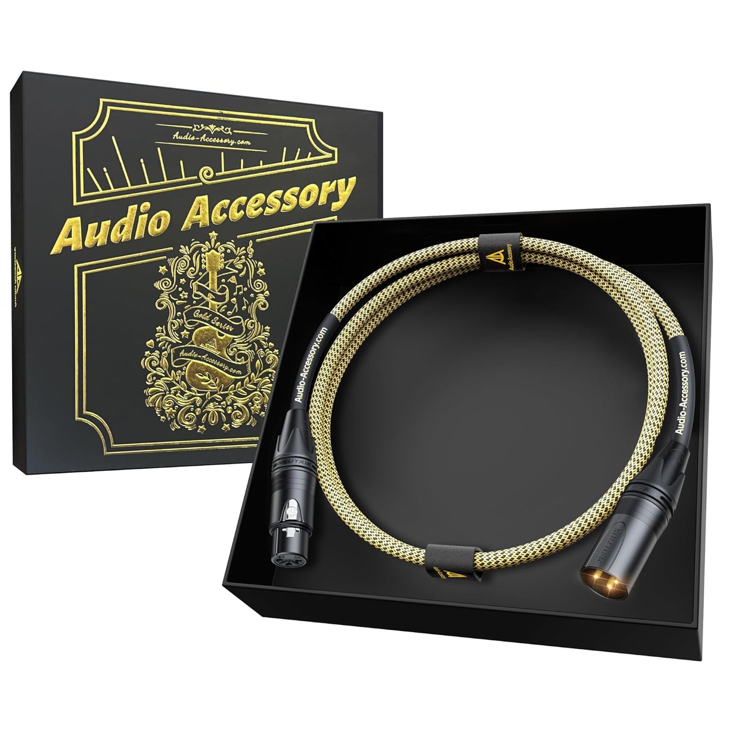 Gold Series Star Quad XLR Cables with Neutrik Connectors 1.5ft