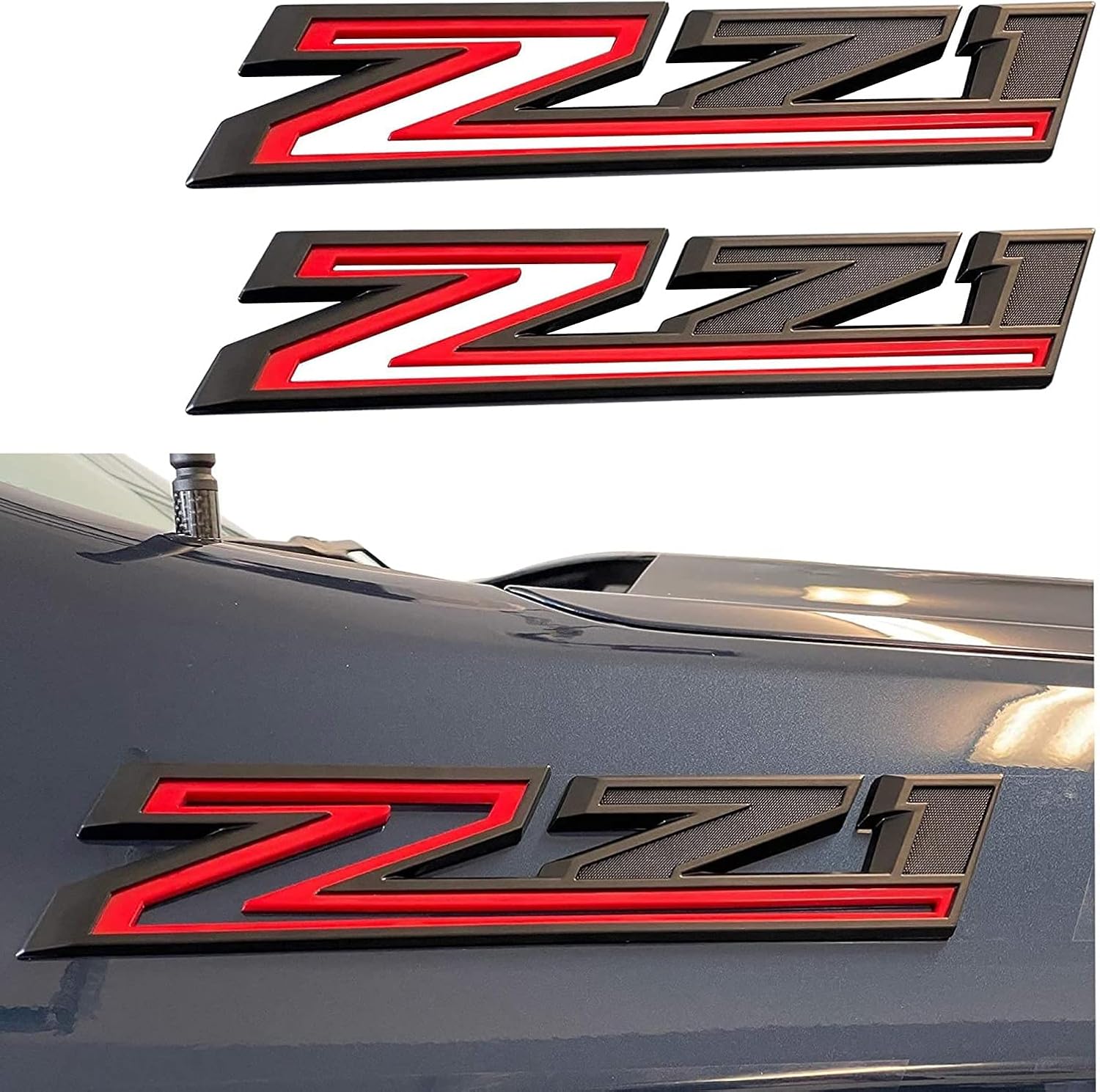 Z71 Emblems Side Decals Badges for Silverado 2019-2024
