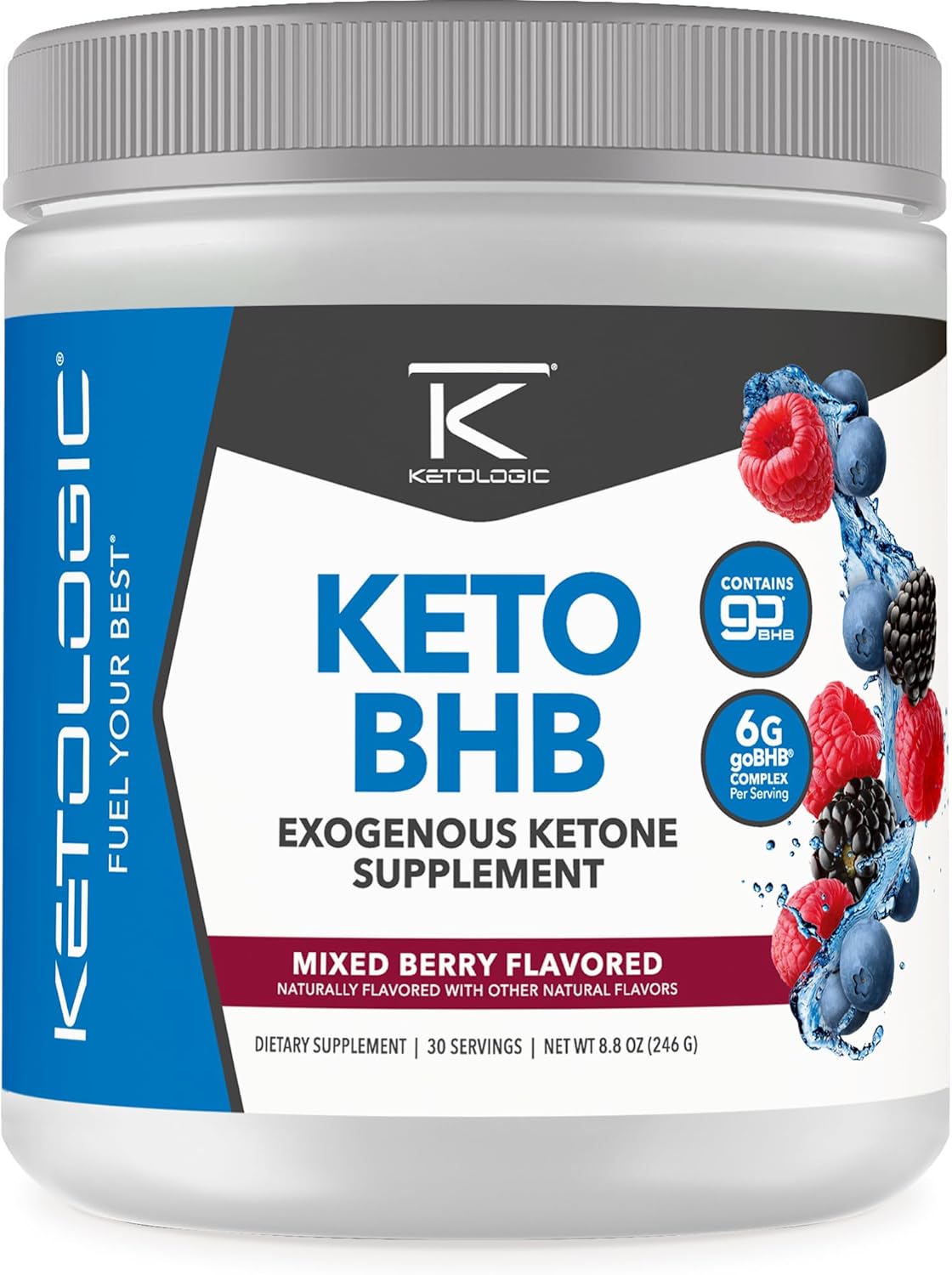 Ketologic Keto BHB Exogenous Ketone Supplement for Energy