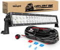 Nilight LED Light Bar 22Inch 120W for Off Road Vehicles