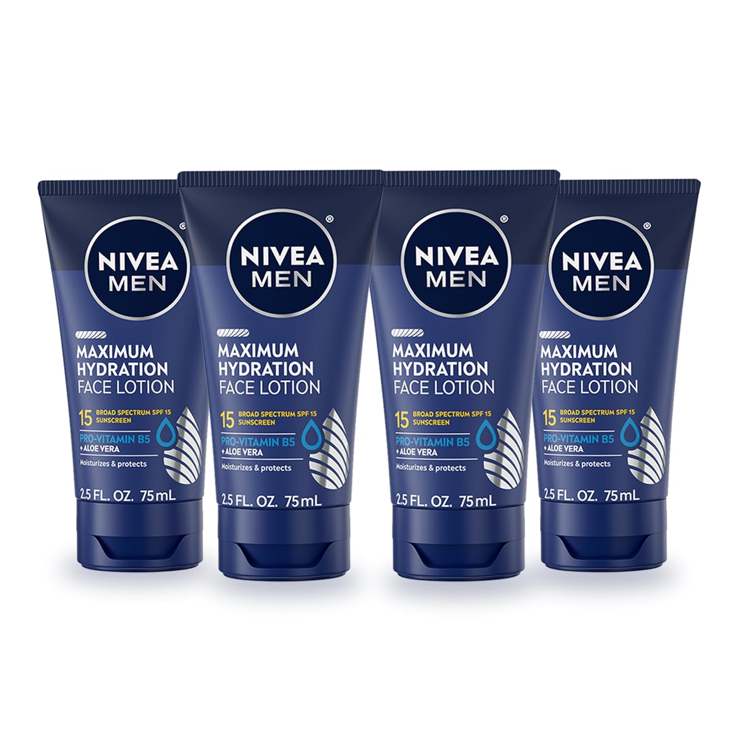 NIVEA MEN Maximum Hydration Face Lotion with SPF 15 Protection