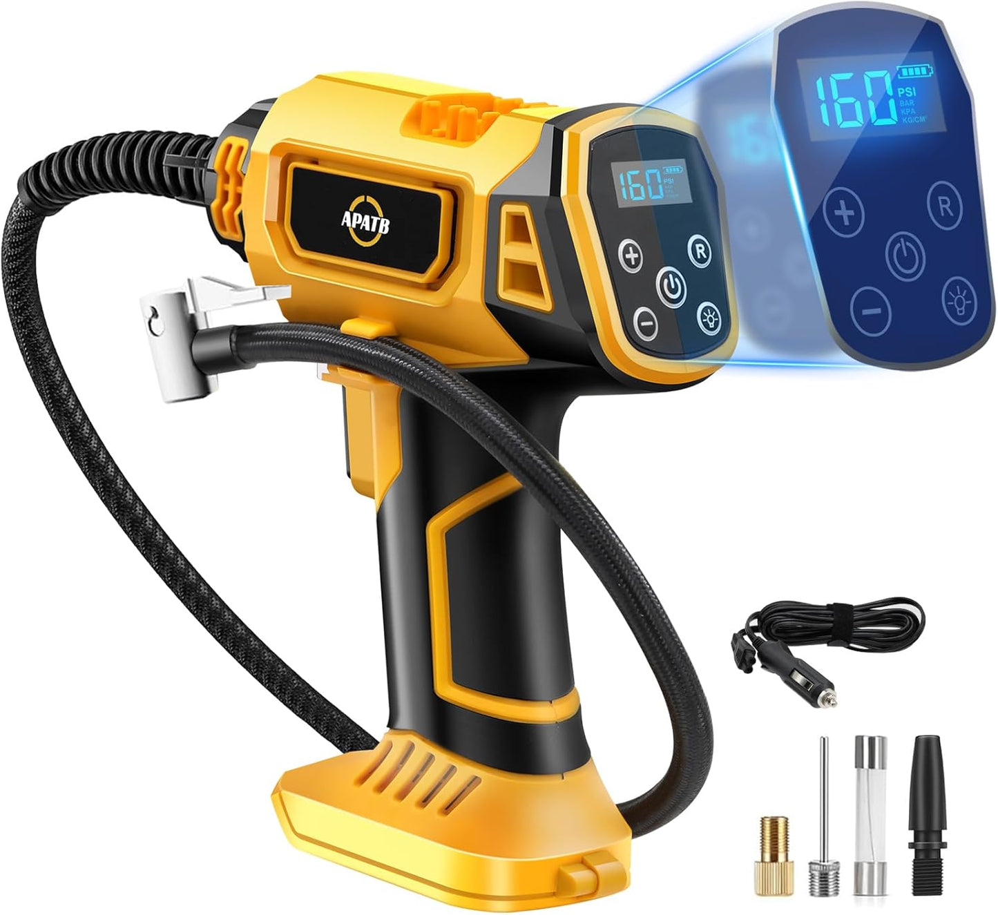Dewalt 20V Max Cordless Air Compressor - Portable 150PSI Tire Inflator