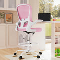 Drafting Chair with Adjustable Footrest Ring - Tall Ergonomic Stool