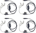 CLP1010e CLP1080e Acoustic Tube Earpiece 4-Pack - Clear PTT Audio