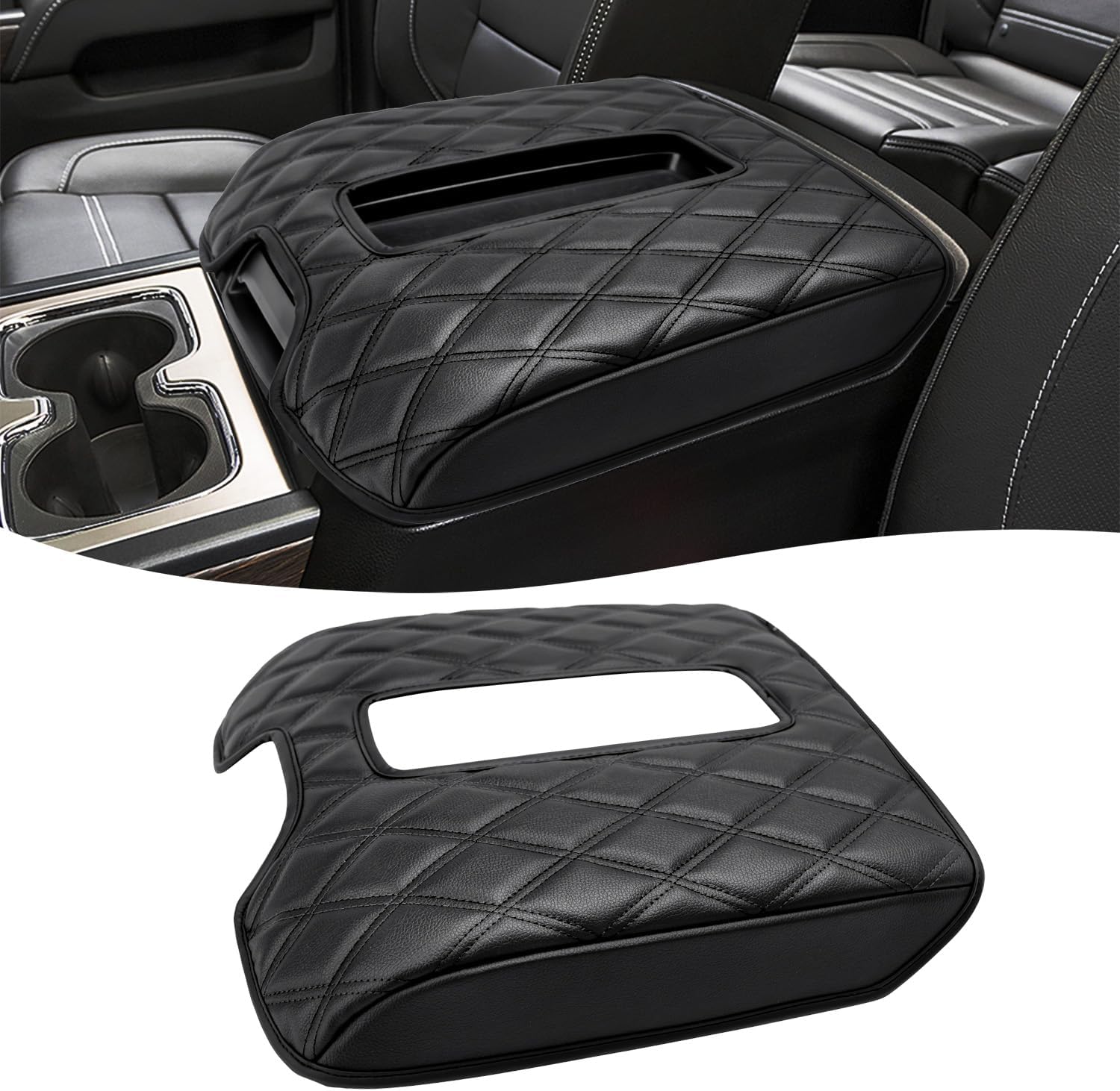 KBH Center Console Armrest Cover for Chevy Silverado & GMC Sierra