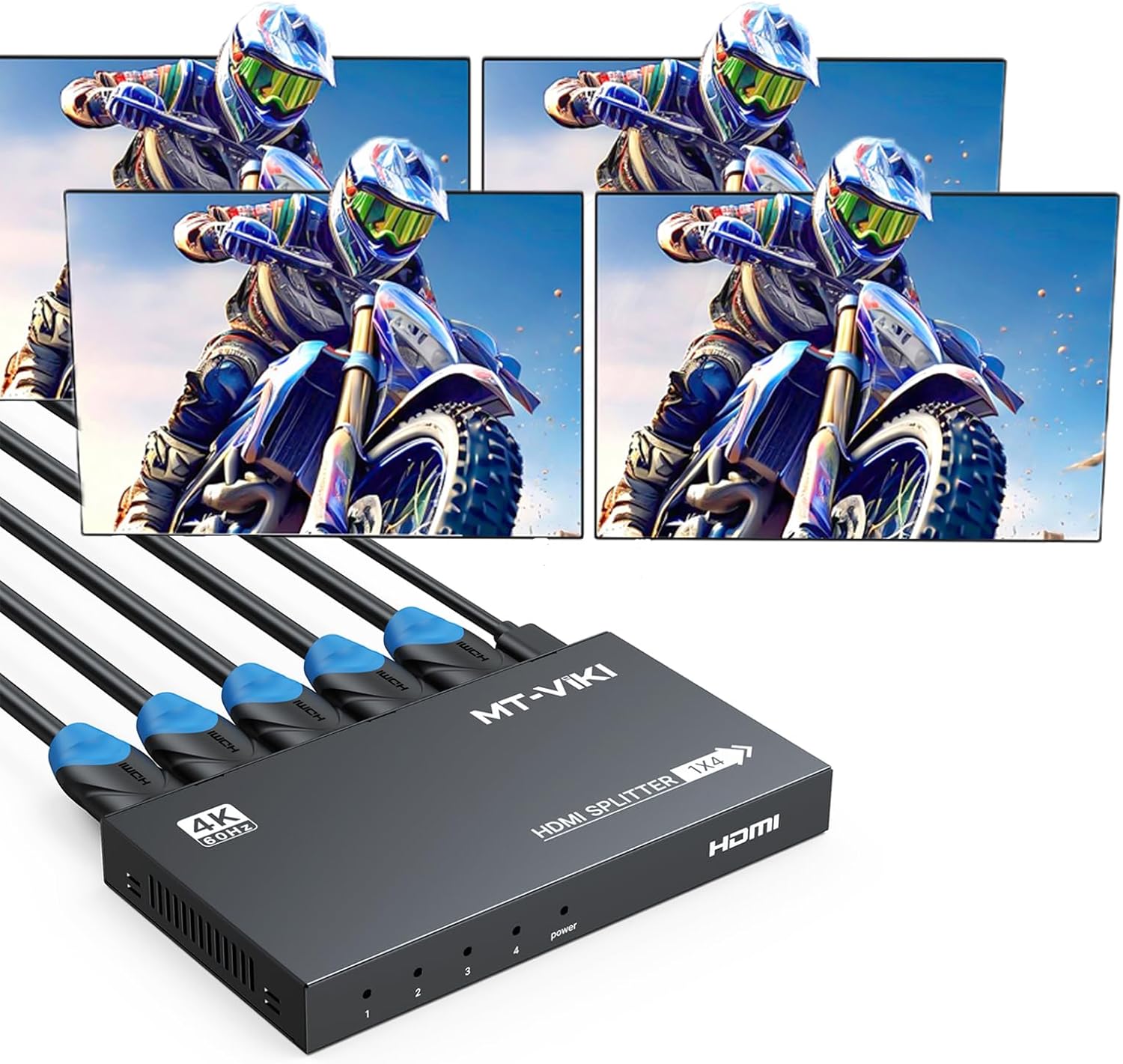 MT-VIKI HDMI Splitter 4K@60Hz for Multiple Displays and Devices