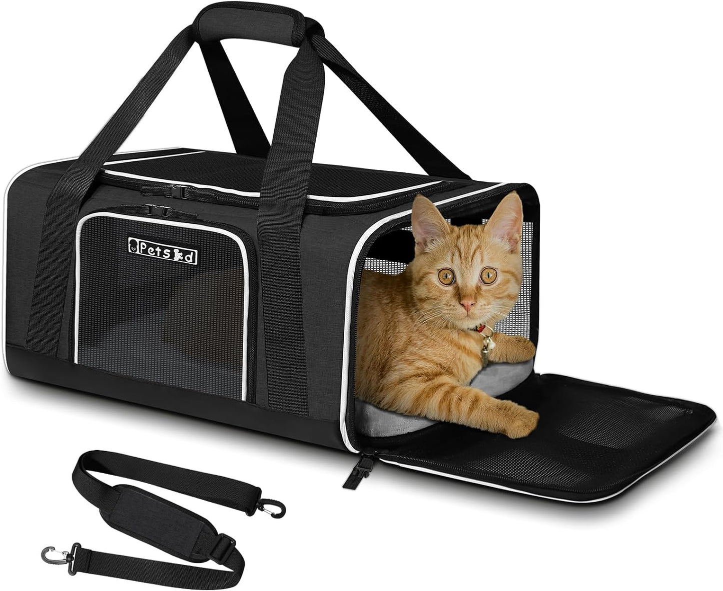 Petskd Pet Carrier for Small Pets - Airline Approved Travel Bag