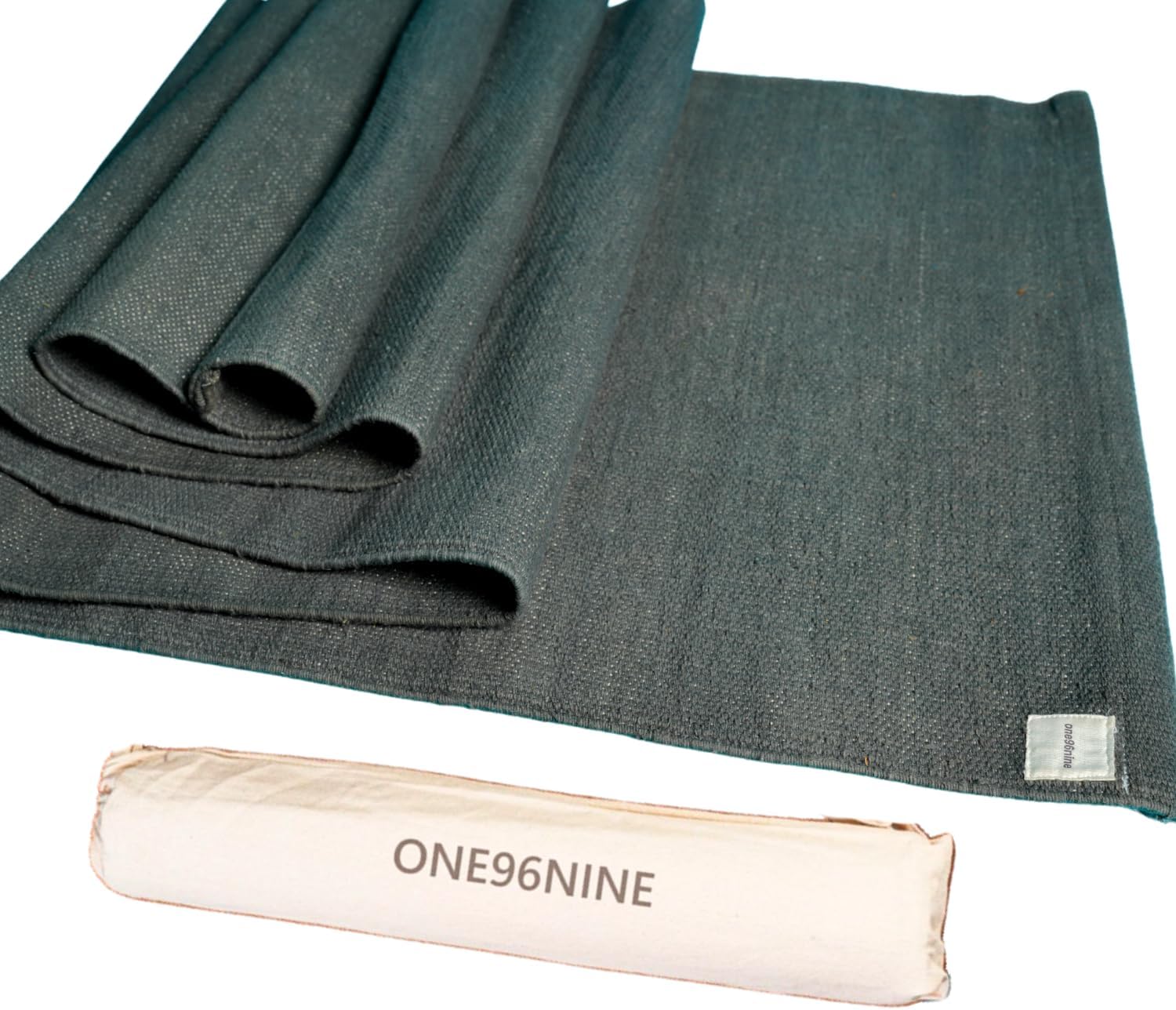 Handwoven Cotton Yoga Mat Set - Eco-Friendly & Non-Slip