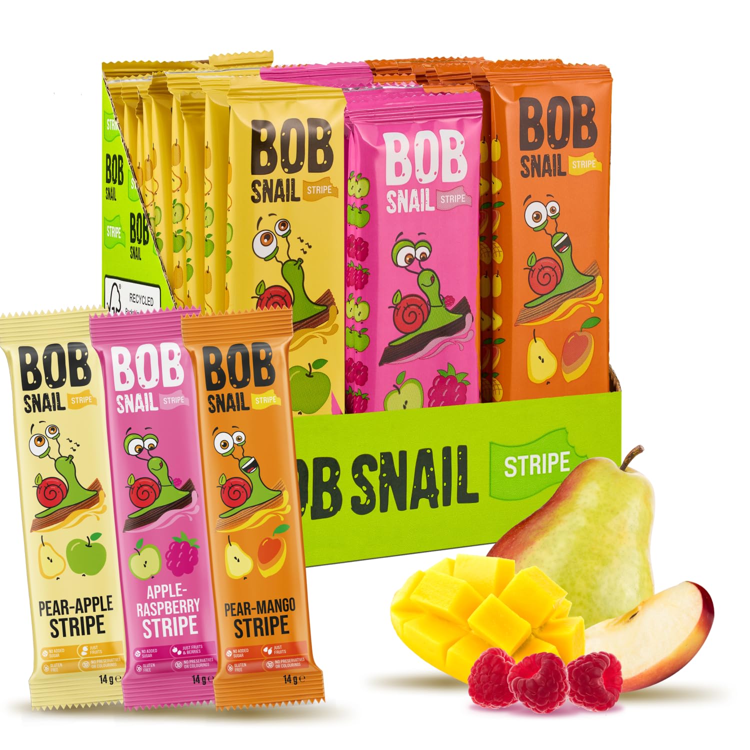 Healthy Organic Fruit Snacks for Kids and Adults - 30 Pack