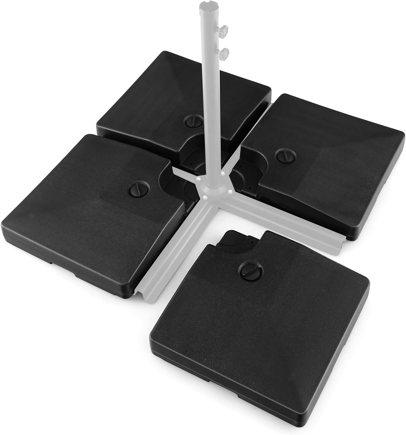 Giantex 284 lbs Fillable Offset Patio Umbrella Base for Stability