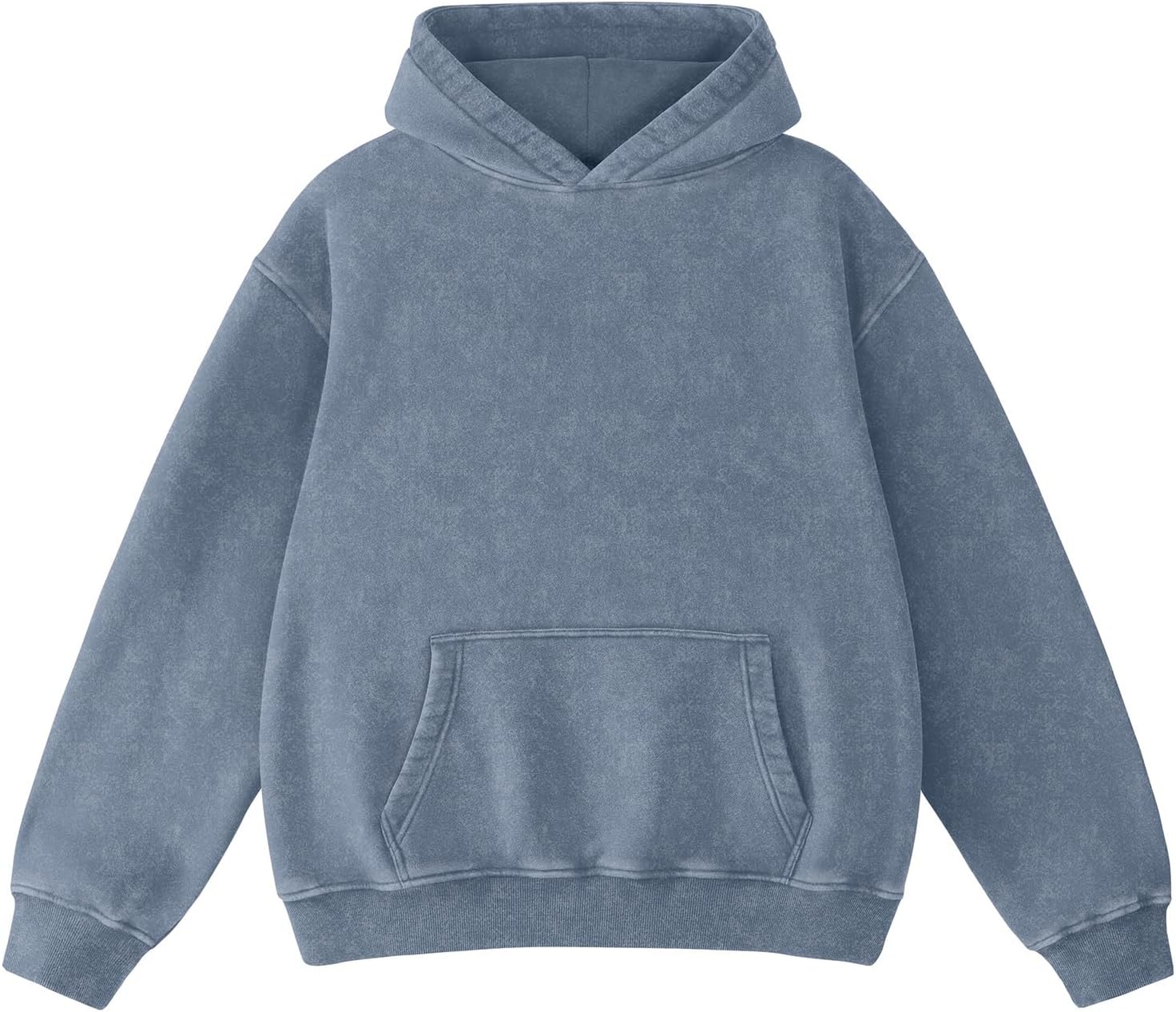 Dnzzs Acid Wash Oversized Hoodie for Women - Vintage Style