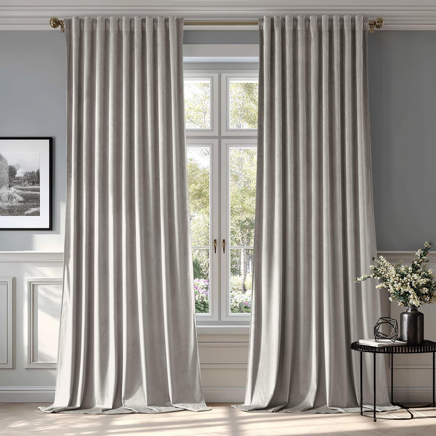 Luxury Blackout Velvet Curtains for Bedroom & Living Room