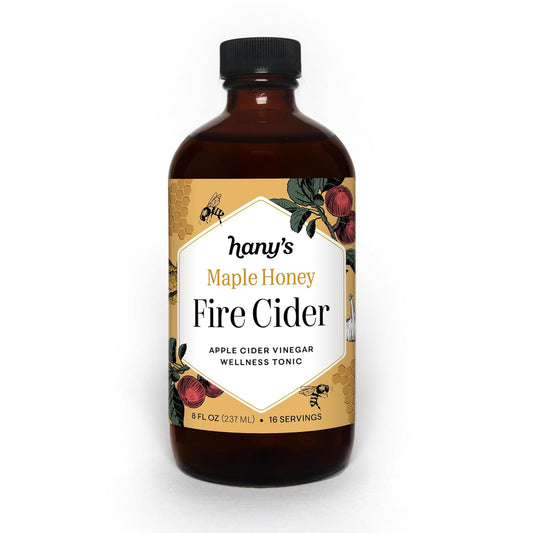 Hany's Harvest Maple Honey Fire Cider 8oz | Immune & Digestive Support