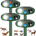 2025 Racoon Squirrel Sonic Fortress Pro Rabbit Repellent - Solar