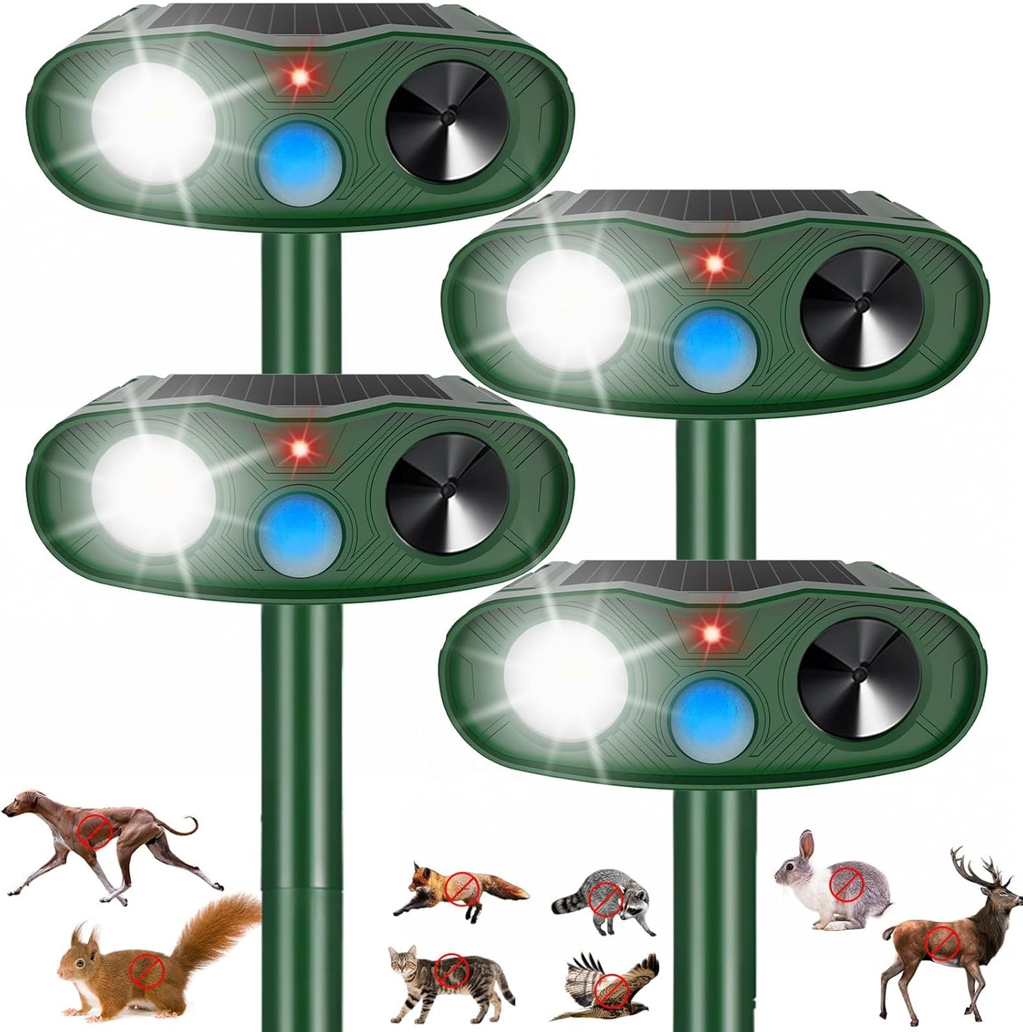 2025 Racoon Squirrel Sonic Fortress Pro Rabbit Repellent Outdoor