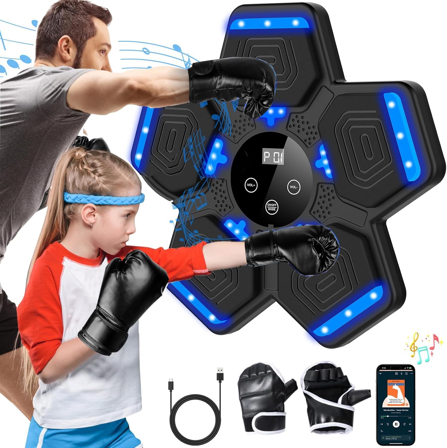 Smart Bluetooth Music Boxing Machine - Speed Setting