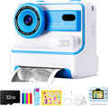 2024 Kids Camera Instant Print 1080P HD Selfie - Fun DIY Gift