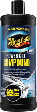 Meguiar's Marine/RV Power Cut Compound 32 Oz - Fast Cut, Low Swirl