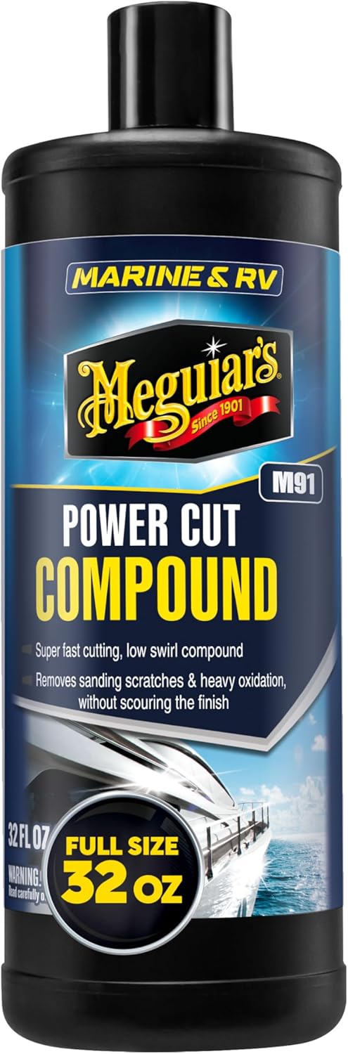 Meguiar's M9132 Marine/RV Power Cut Compound for Fast Results