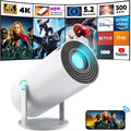 Portable Charger Powered Type C 300ANSI Mini Projector - Compact 4K