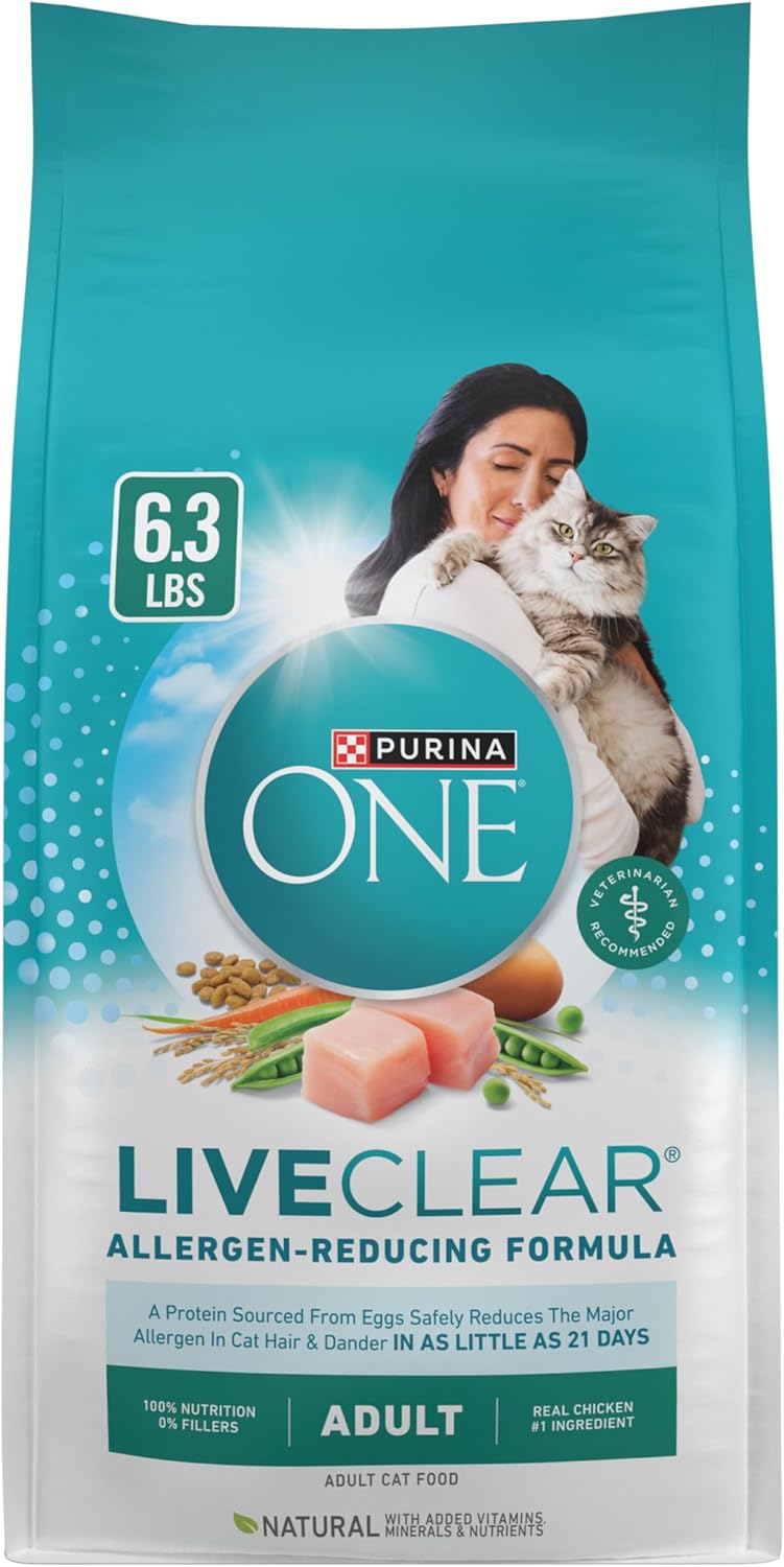 Purina ONE LiveClear Allergen-Reducing Cat Food for Cats