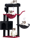 Cat Tree Tower 39.4 in Gothic Condo with Scratching Post - Stable Play