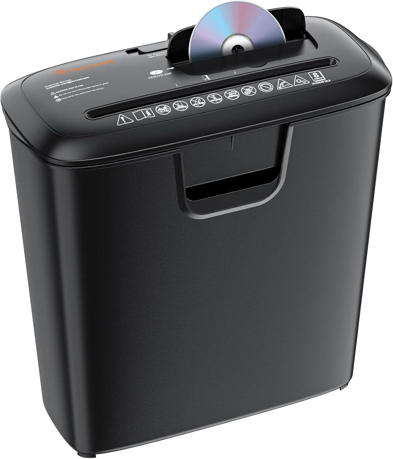 Bonsaii Paper Shredder for Home Use with Overheat Protection