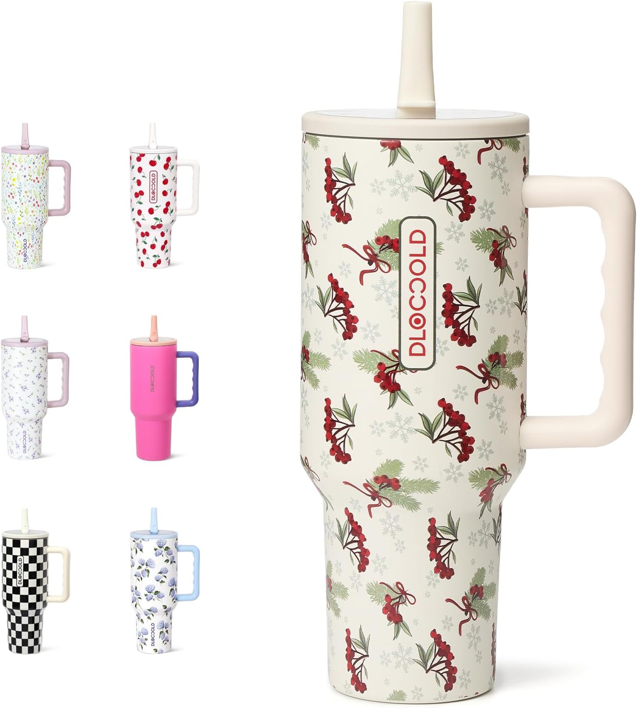 DLOCCOLD 40 oz Tumbler with Handle and Flip Straw Review