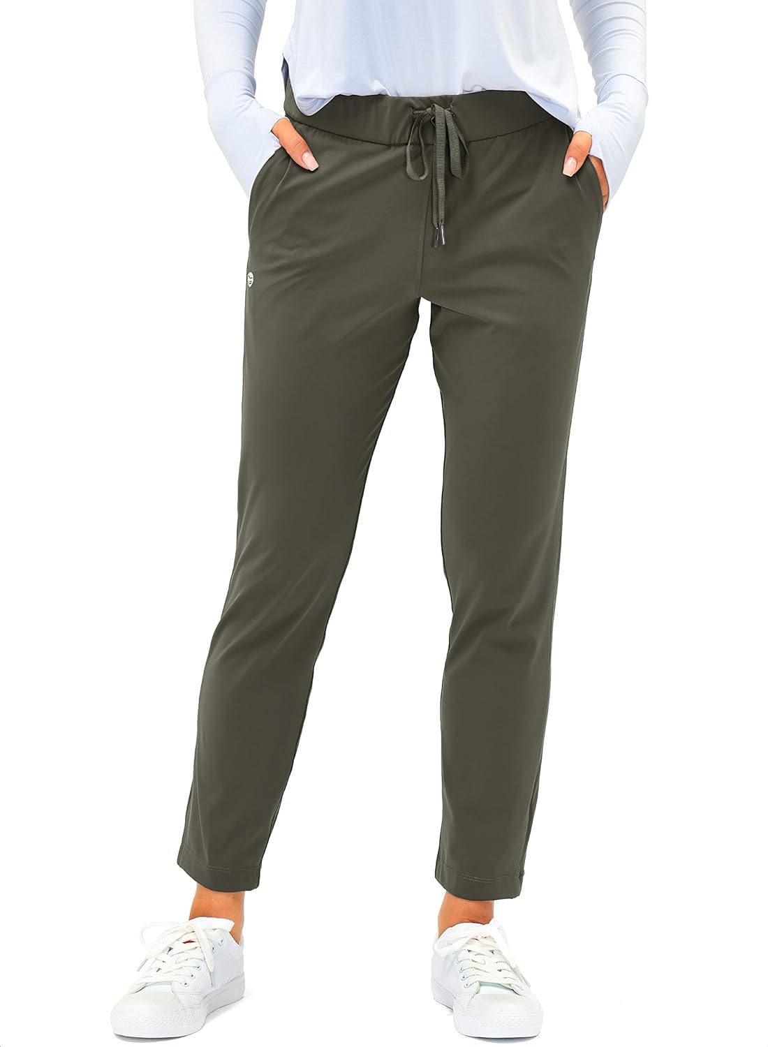 G Gradual Women's 7/8 Stretch Ankle Sweatpants with Pockets