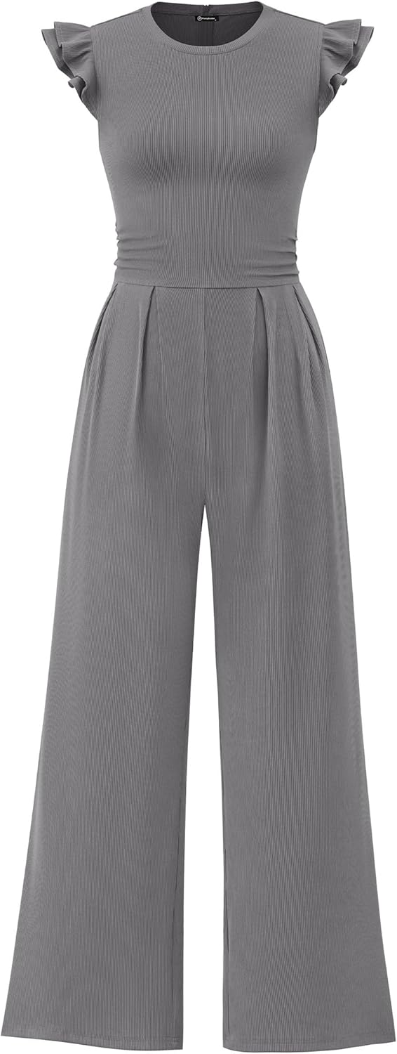 PRETTYGARDEN Summer Jumpsuits for Women Dressy Fashion 2025