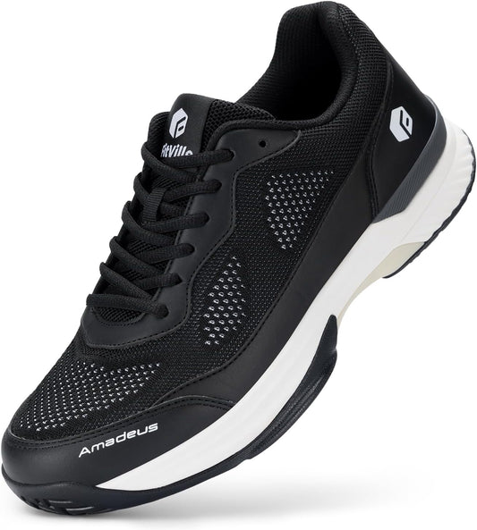 FitVille Wide Pickleball Shoes for Men with Arch Support