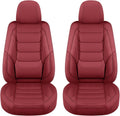 Front Seat Covers for Cars Breathable Leather Waterproof Fit - Front