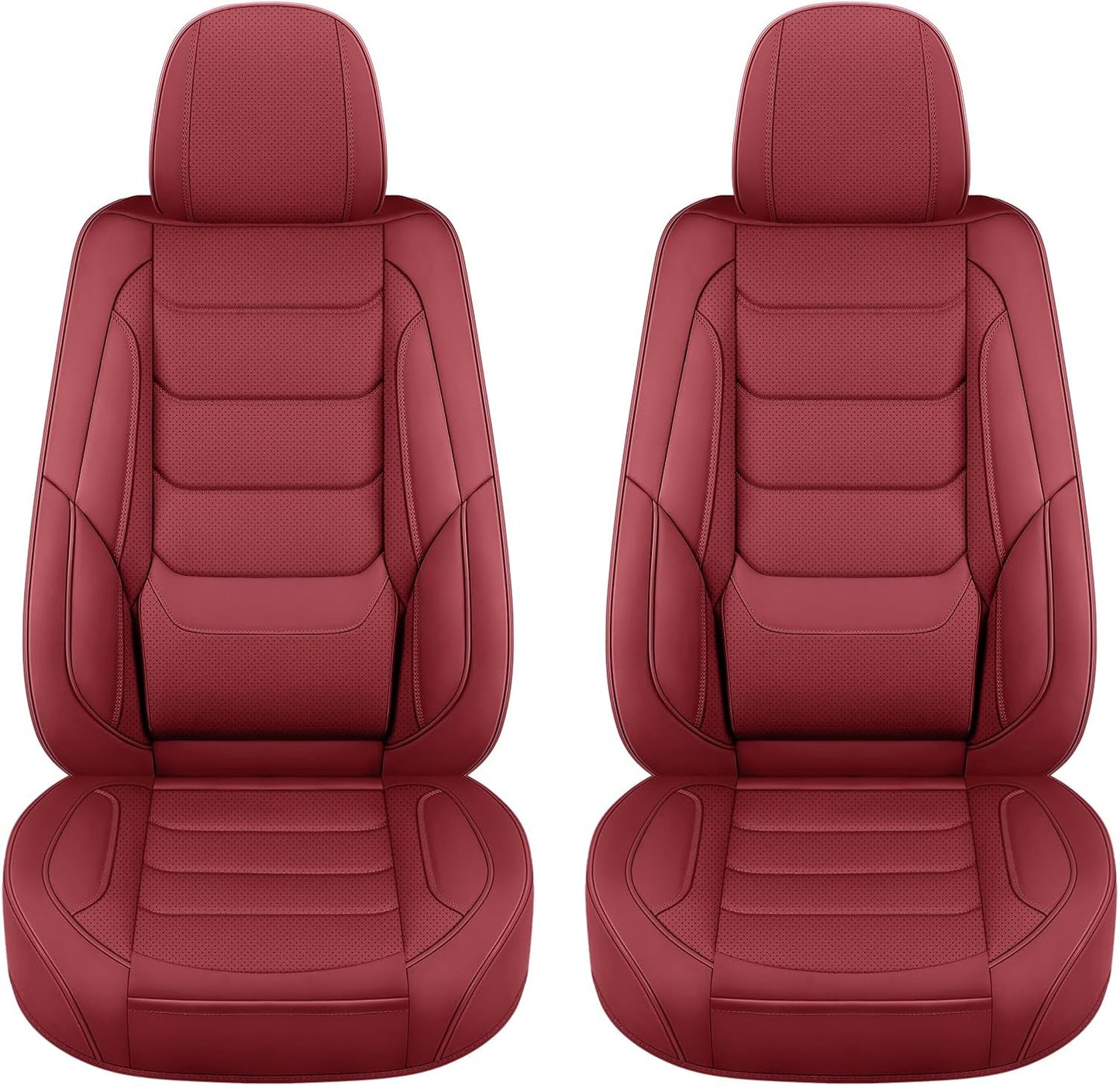 Breathable Leather Seat Covers for Cars - Waterproof Protection