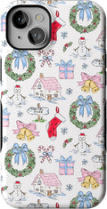 Casely iPhone 15 Case Christmas Morning Vintage Cartoon - Bold