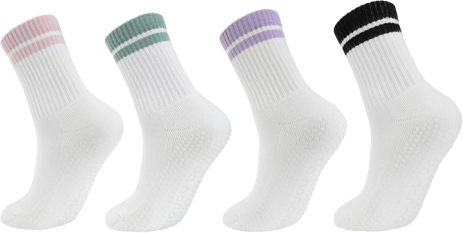Non-Slip Pilates Socks - Grip Your Way to Success!