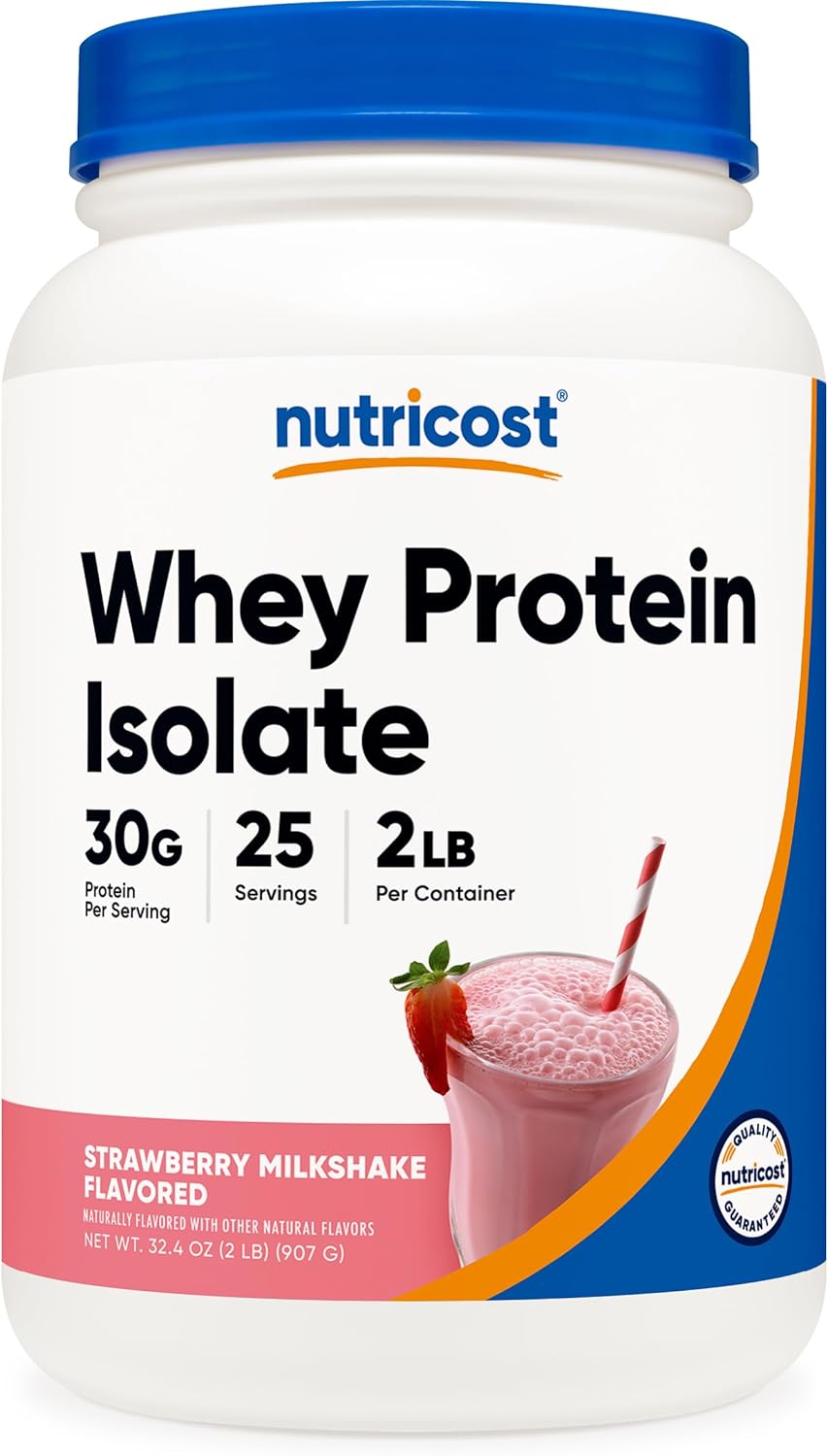 Nutricost Whey Protein Isolate Strawberry Milkshake 2LBS Review