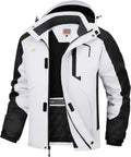 WULFUL Men's Winter Coats Waterproof Ski Jacket - Warm Windproof
