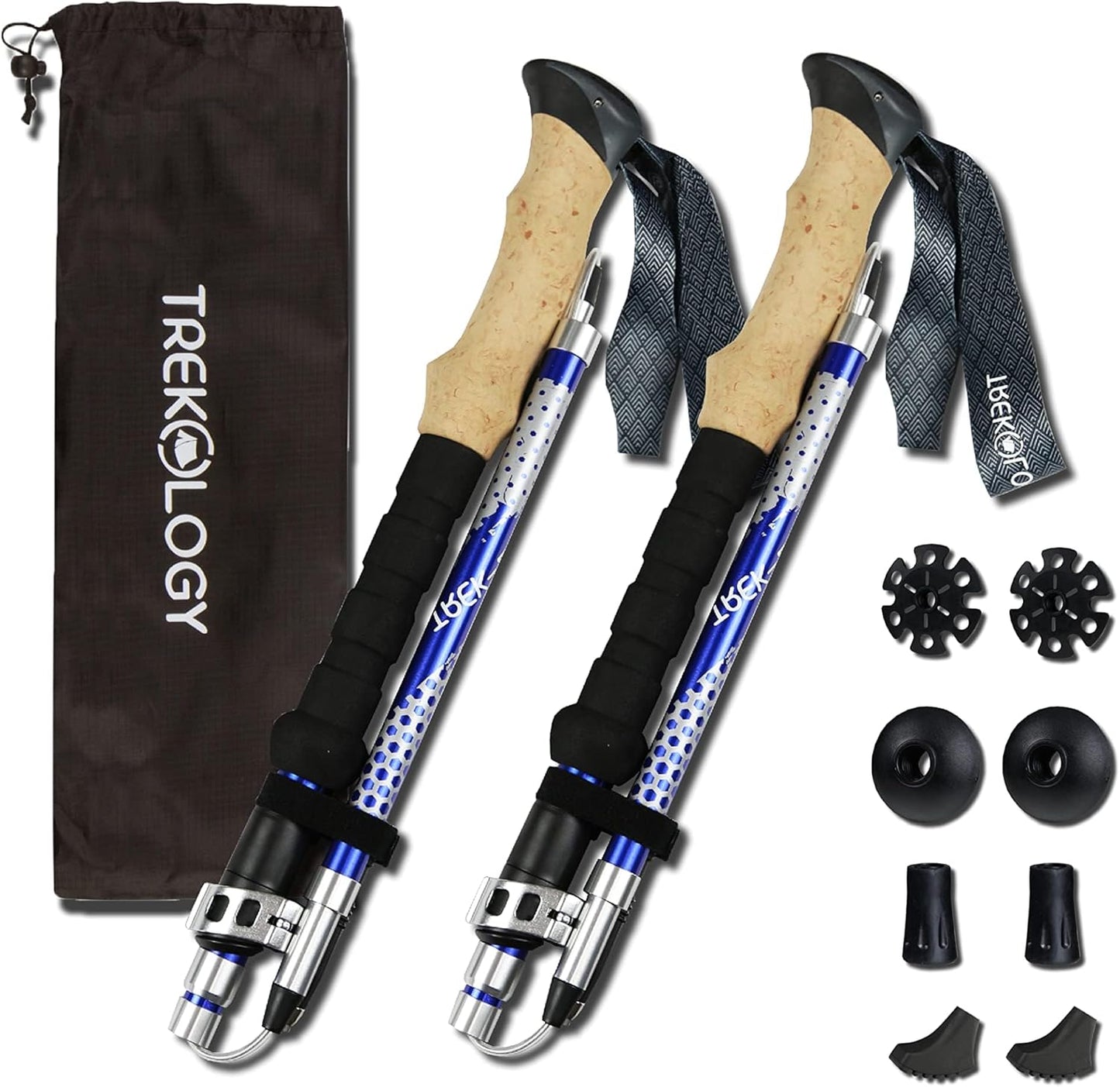 Trek-Z Collapsible Hiking Poles for Ultimate Outdoor Support