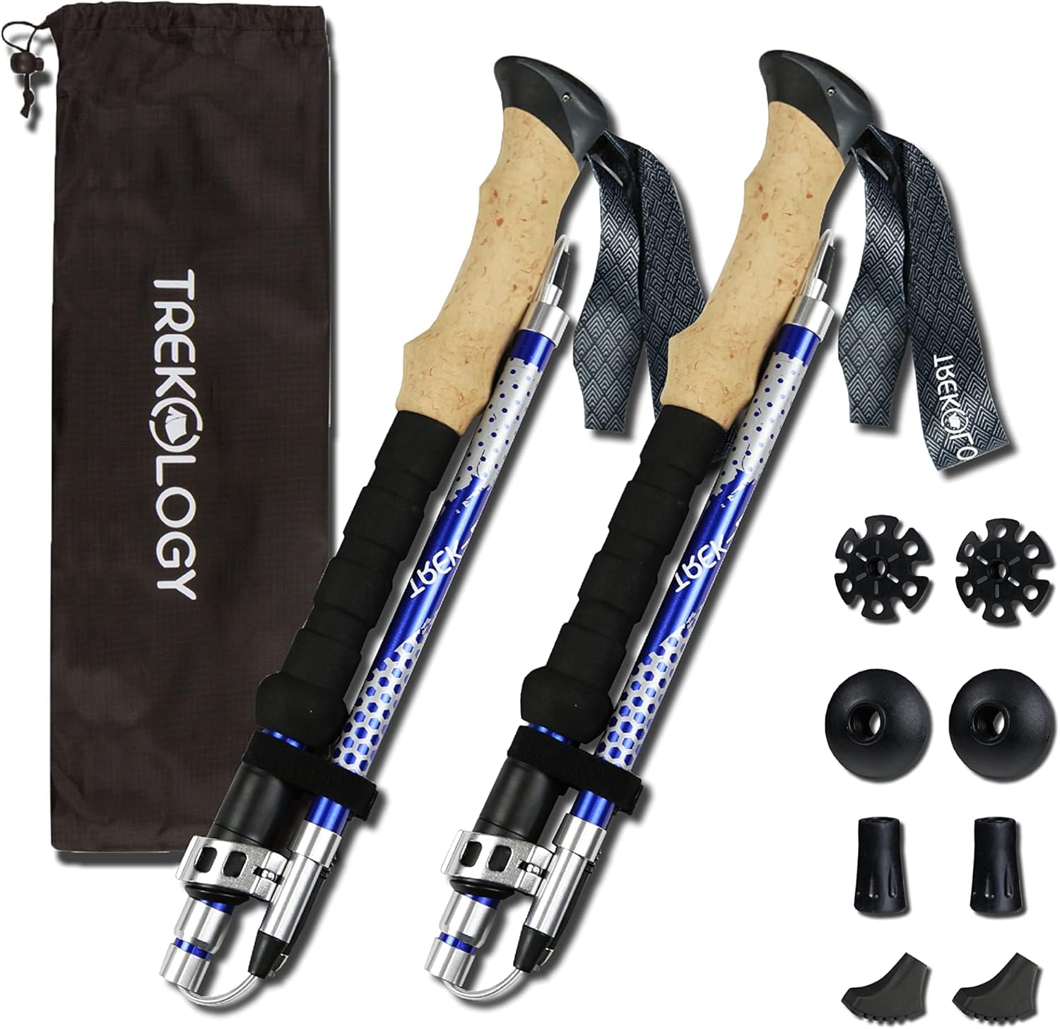 Trek-Z Collapsible Hiking Poles for Ultimate Outdoor Support
