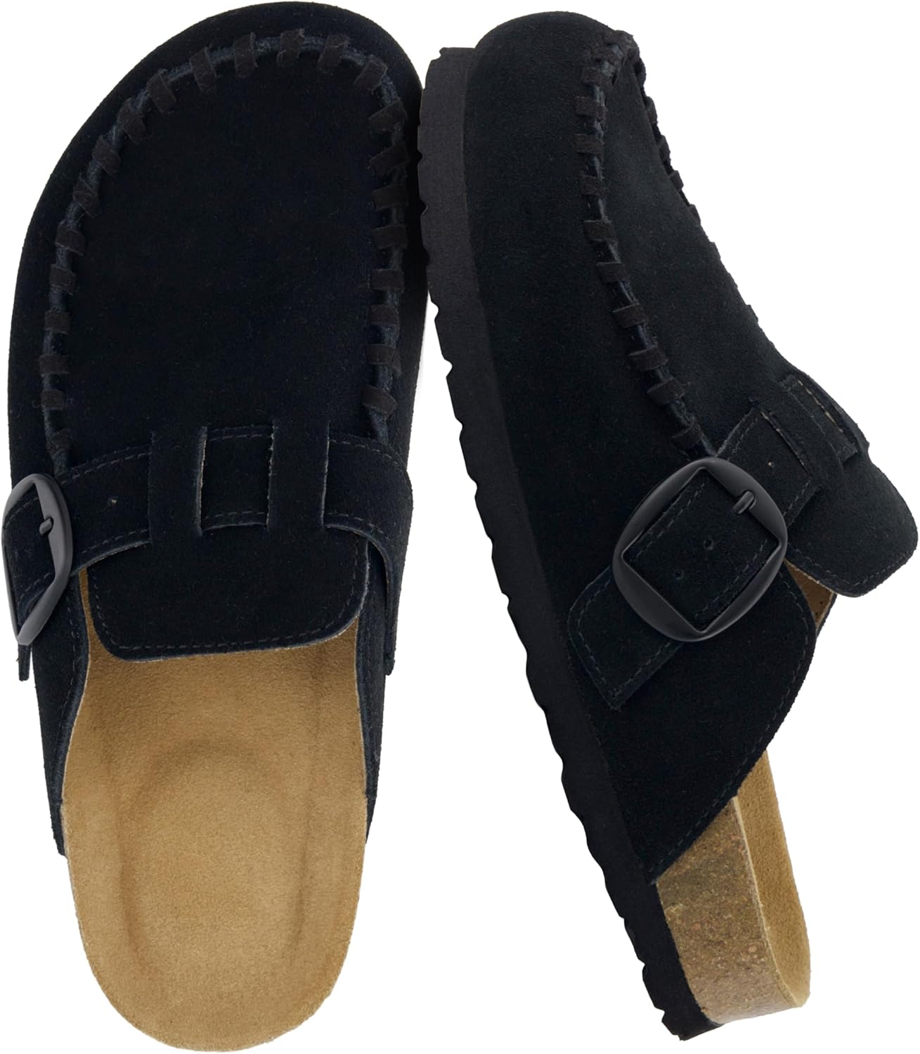 CUSHIONAIRE Canoe Genuine Suede Clogs for Women Footwear