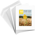 White Pre-Cut 16x20 Picture Mats Pack of 10 - Clean White Core