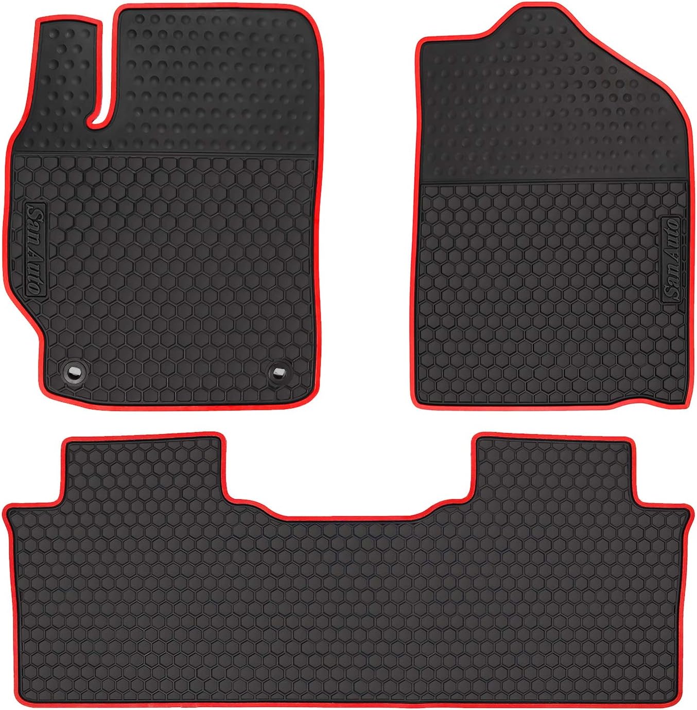 Custom Fit Rubber Floor Mats for Toyota Camry 2012-2017