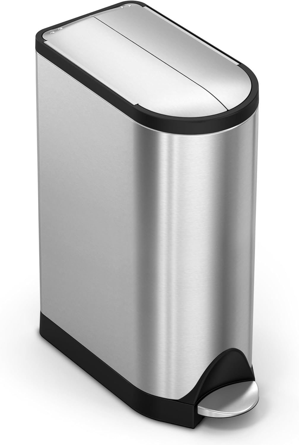 simplehuman 18 Liter Butterfly Lid Kitchen Step Trash Can Review
