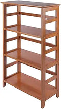 Winsome Wood Studio Shelving, Honey - Compact 4-Tier Bookcase